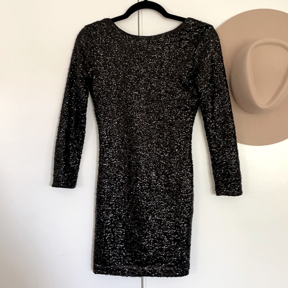 🔴 Black Sequins Dress